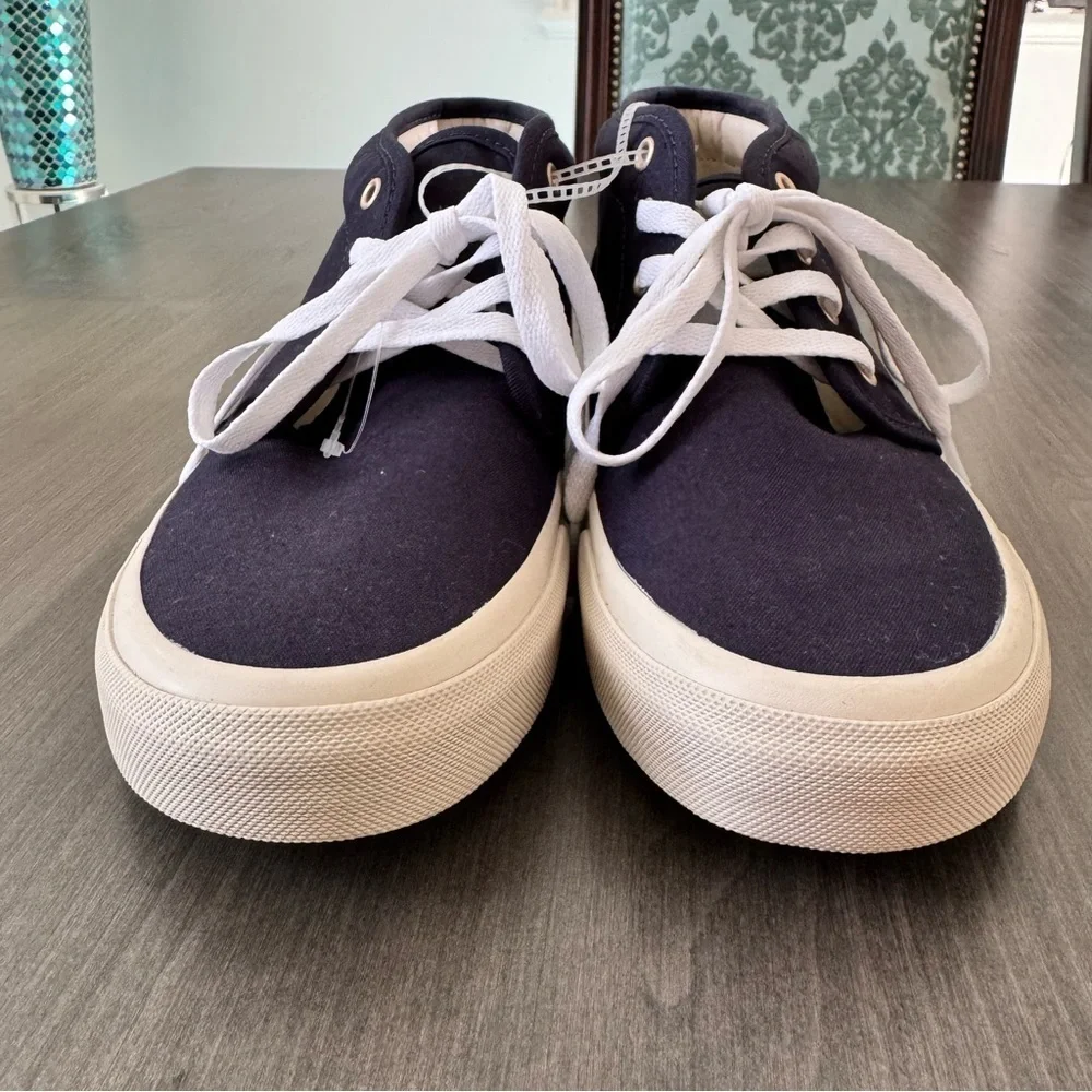 Polo Ralph Lauren Men Blue Keaton Chukka Boot canvas Sneakers size 7.5 NWT